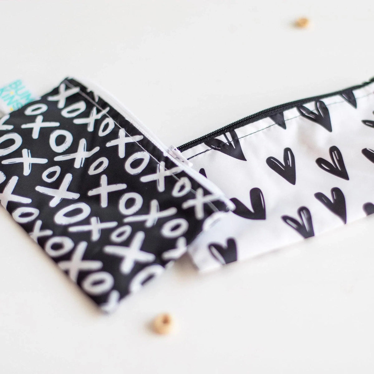 Reusable Snack Bags, Waterproof Fabric, BPA Free, 2-Pack – XOXO Baby | Bumkins