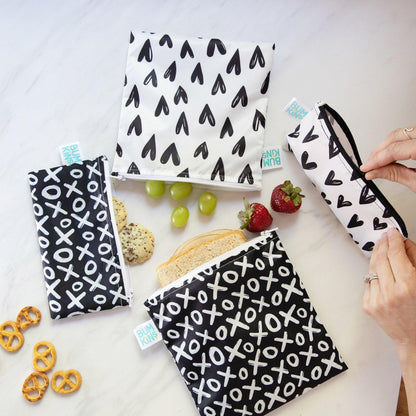 Reusable Snack Bags, Waterproof Fabric, BPA Free, 2-Pack – XOXO Baby | Bumkins