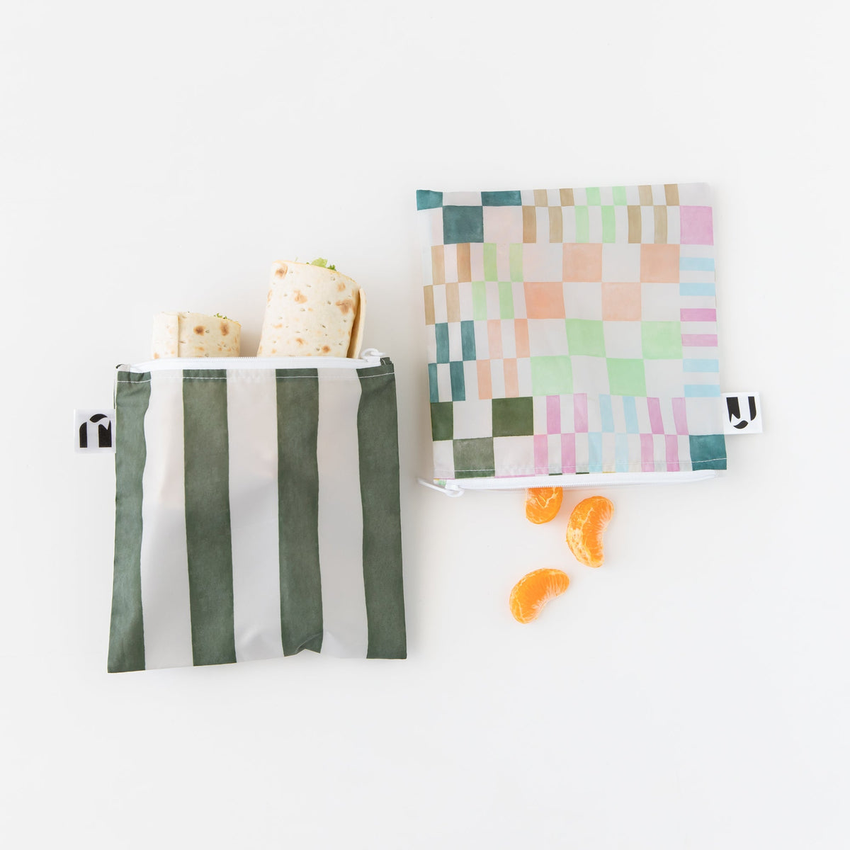 Reusable Snack Bag, Large 2 Pack: Motley Club | Bumkins