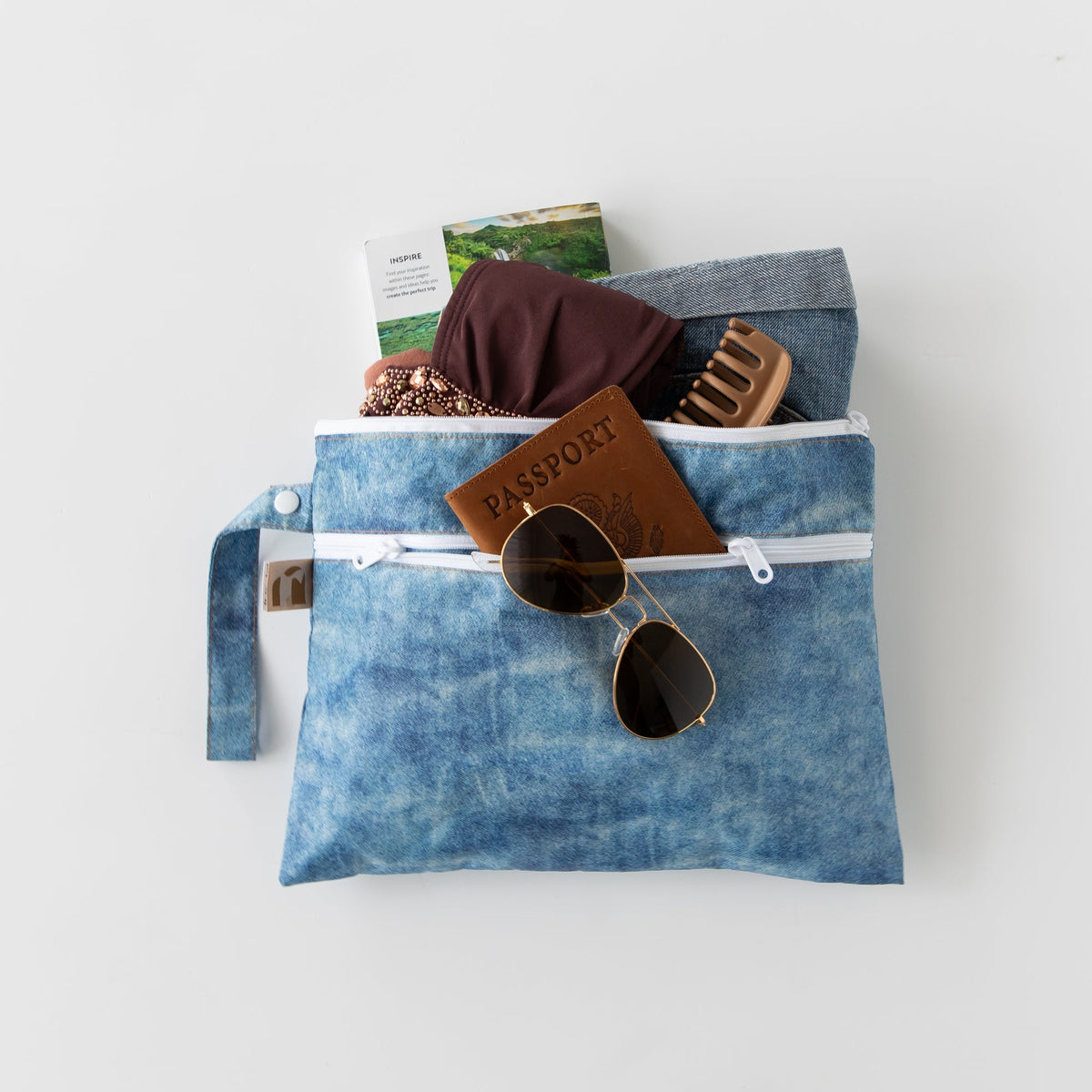 On-The-Go Mealtime 6-Piece Set: Denim + Blue | Bumkins