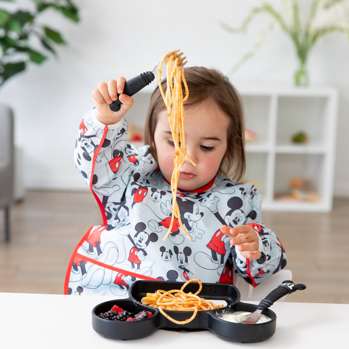 Grip Dish Essential Toddler 3-Piece Mealtime Set: Disney Mickey Mouse | Bumkins