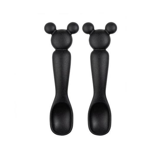 Disney Black and White Mickey & Minnie-Shaped Dipping Spoons | Bumkins