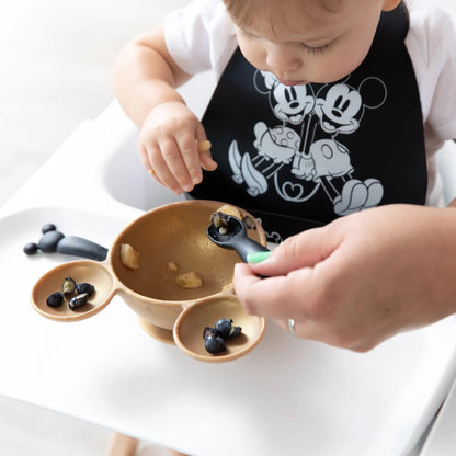 Disney Black and White Mickey & Minnie-Shaped Dipping Spoons | Bumkins