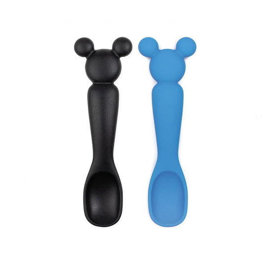 Silicone Minnie & Mickey Mouse Spoons | First Dipping Spoons | Bumkins