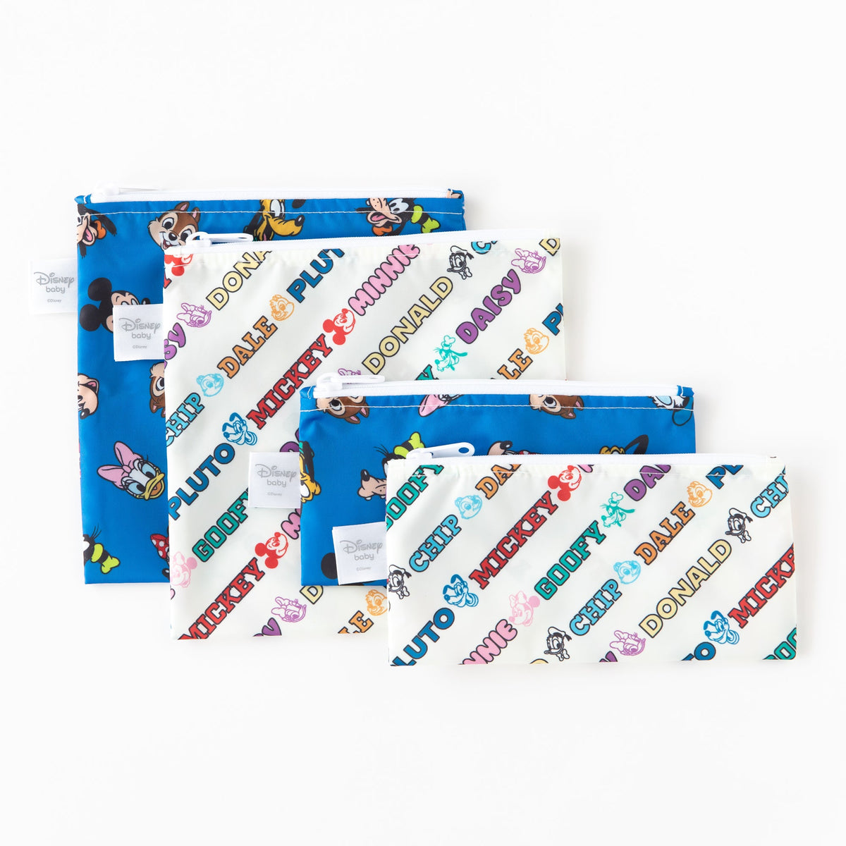 Reusable Snack Bag, Large 2 Pack: Disney Mickey & Friends MVP | Bumkins