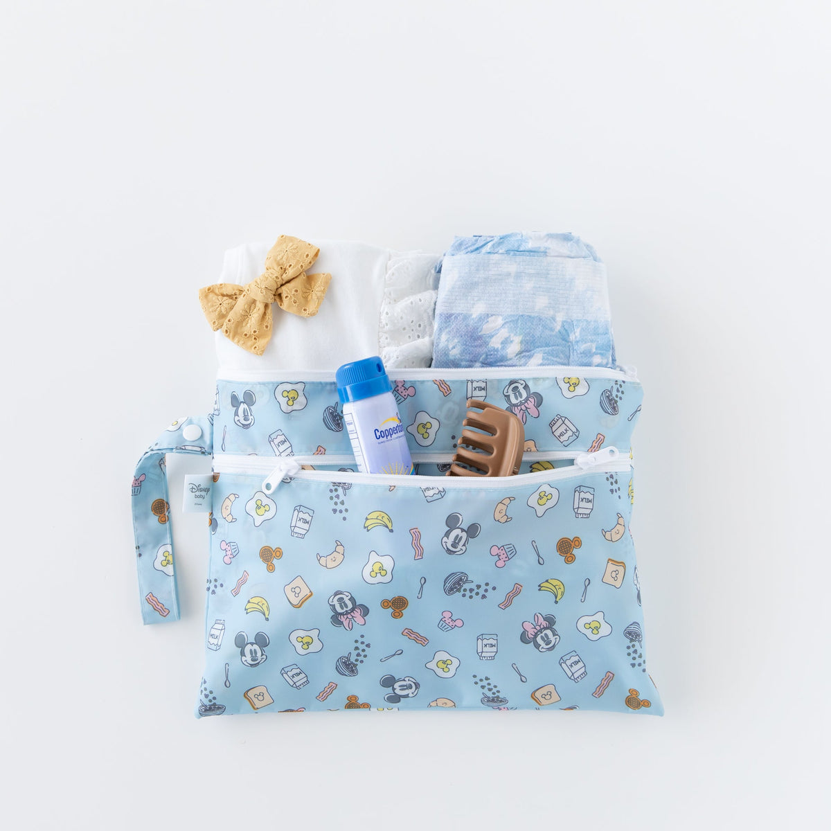 On-The-Go Mealtime 5-Piece Set: Mickey + Minnie Mouse Sunny Side Up Pi | Bumkins