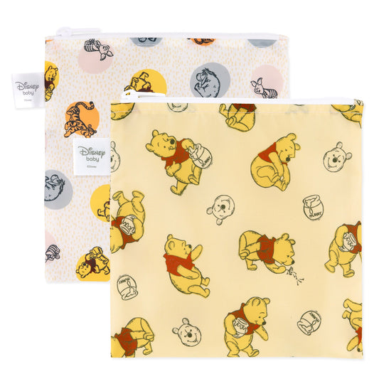 Disney Winnie the Pooh Sandwich Bags | Eco-Friendly & Reusable | Bumkins