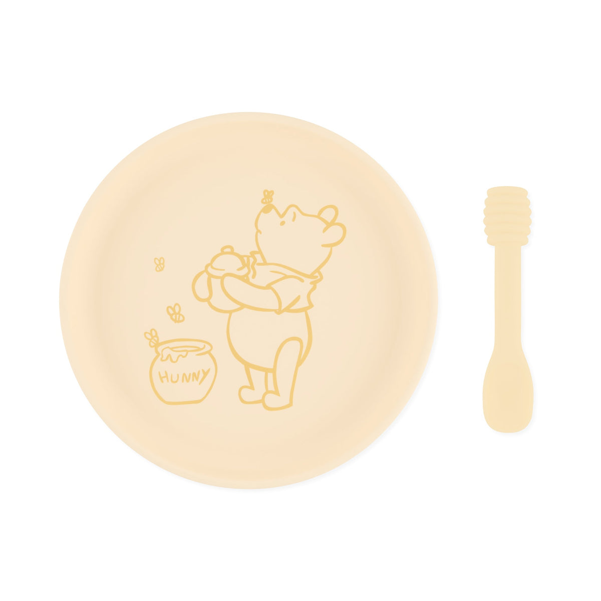Silicone Plate + Spoon Set: Disney Winnie the Pooh | Bumkins