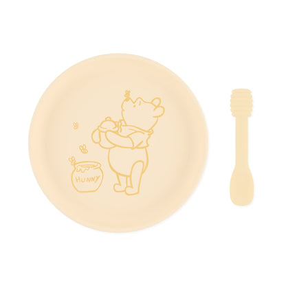 Silicone Plate + Spoon Set: Disney Winnie the Pooh | Bumkins