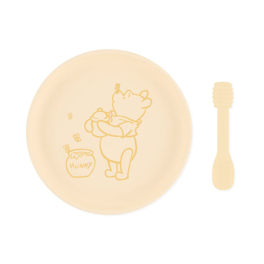 Silicone Plate + Spoon Set: Disney Winnie the Pooh | Bumkins