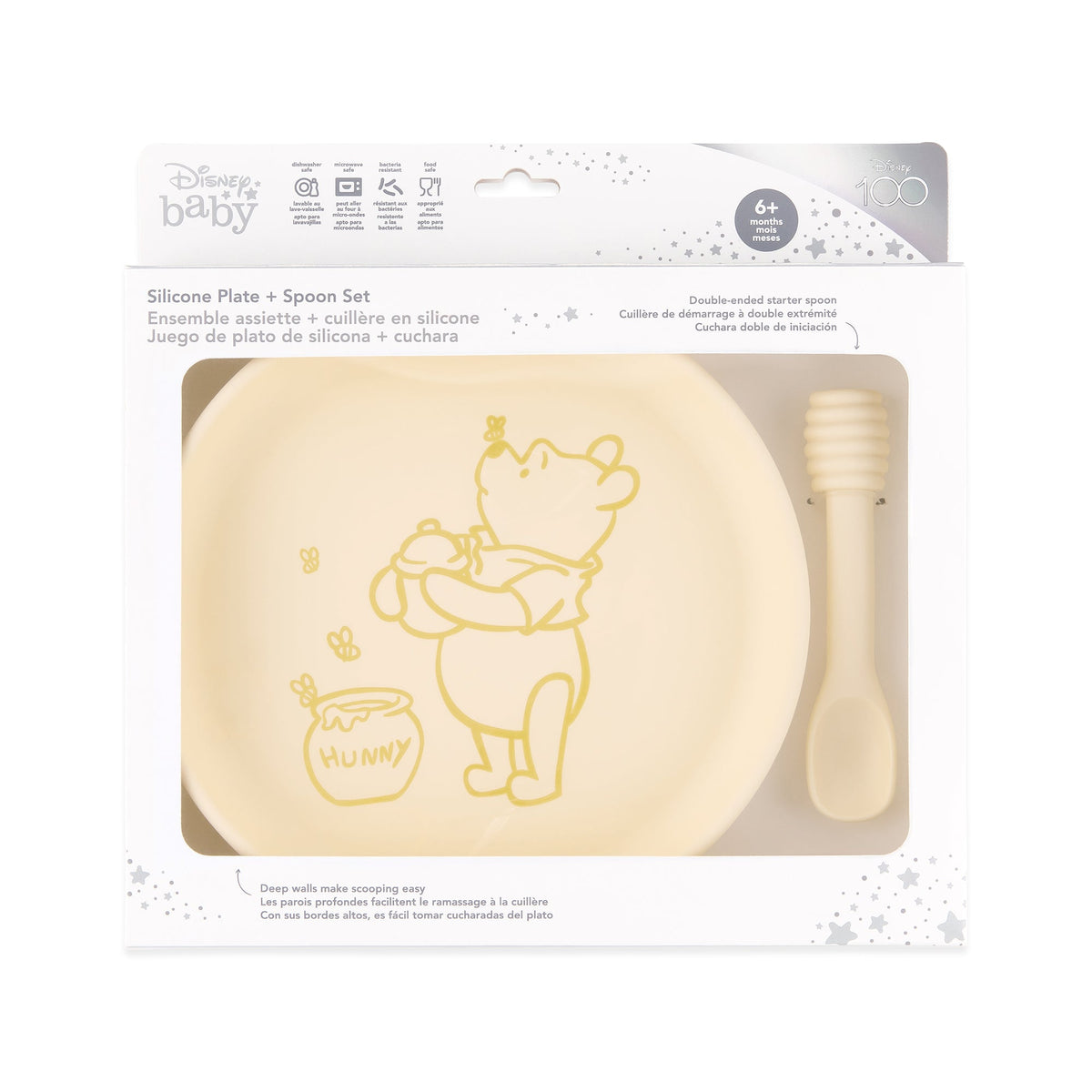 Silicone Plate + Spoon Set: Disney Winnie the Pooh | Bumkins