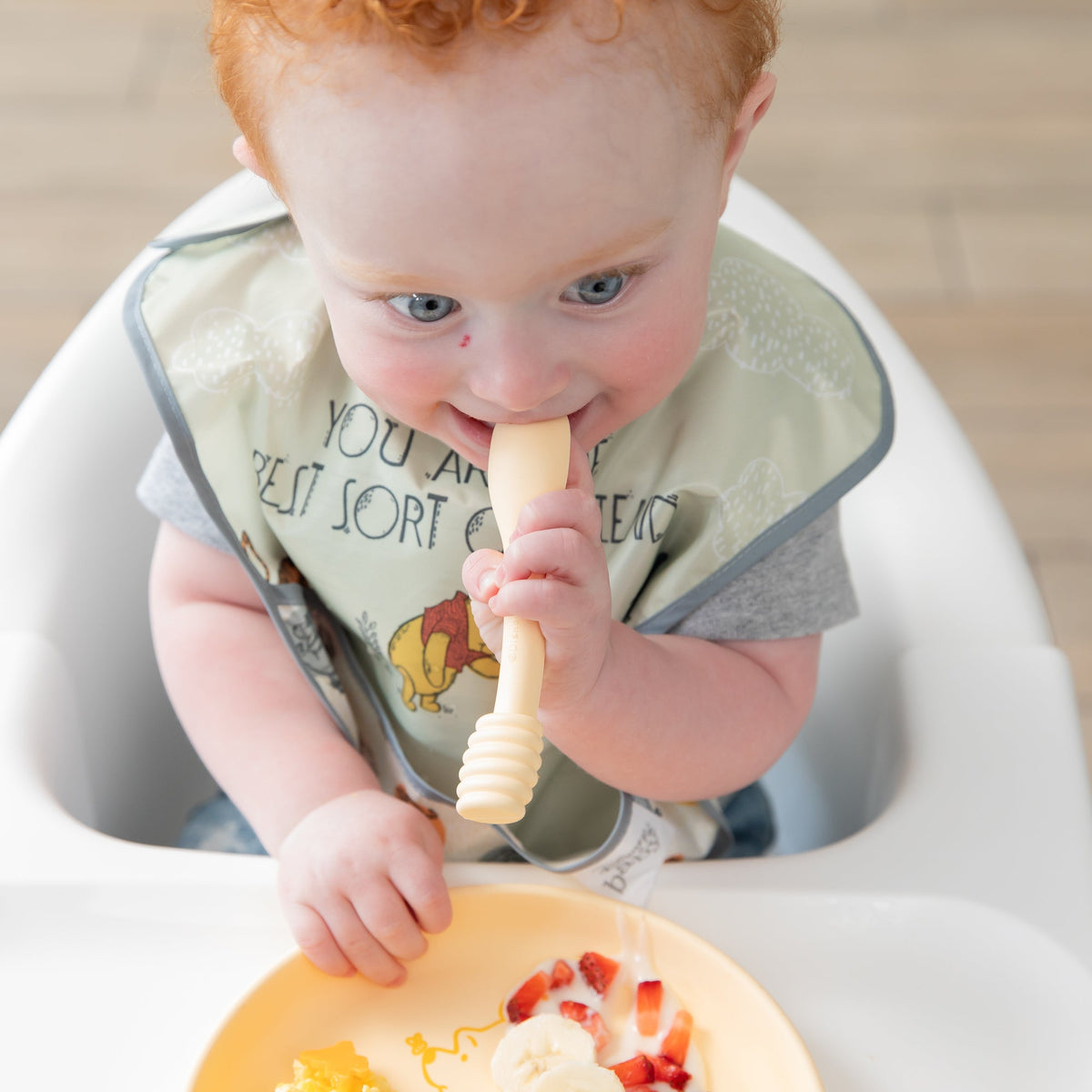 Silicone Plate + Spoon Set: Disney Winnie the Pooh | Bumkins