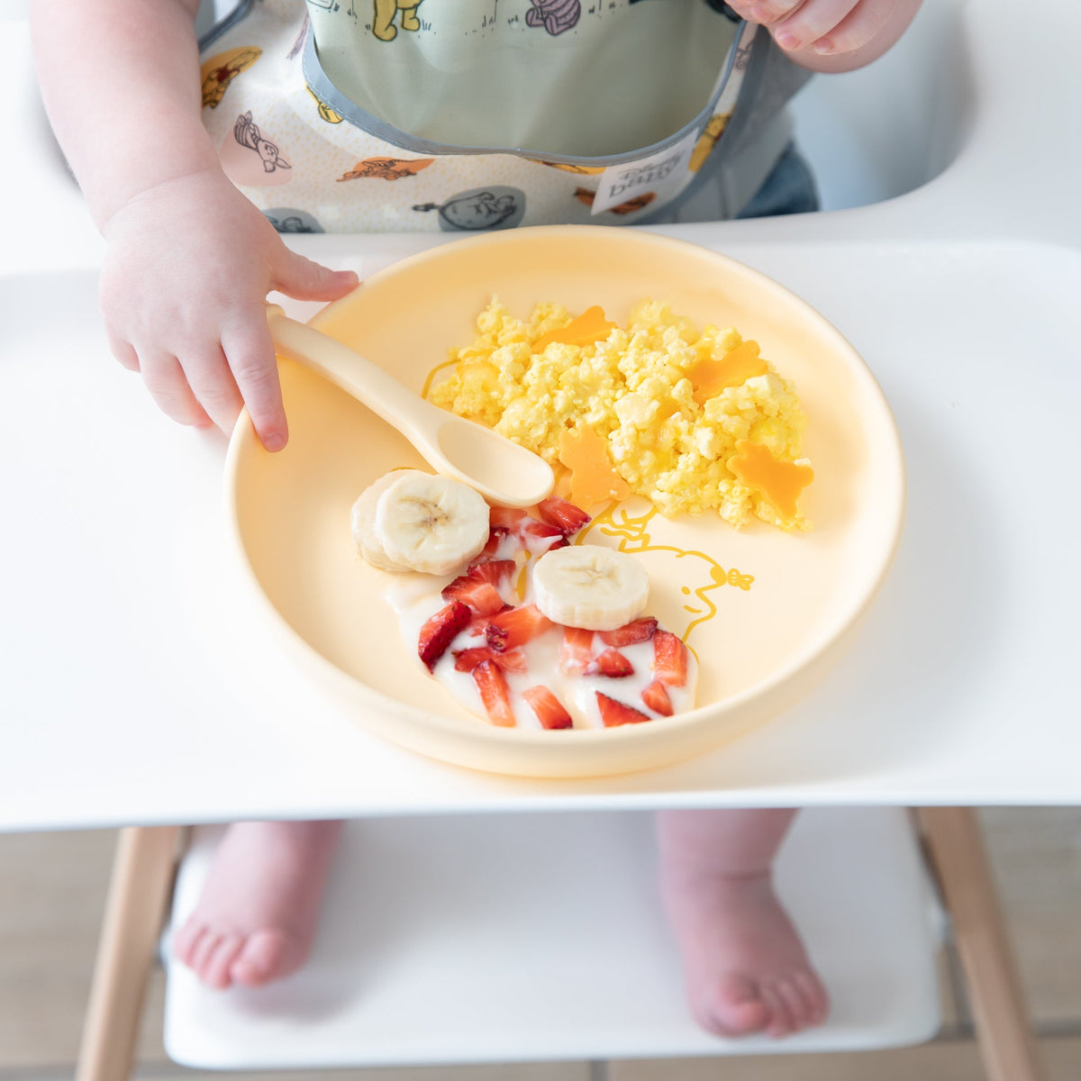 Silicone Plate + Spoon Set: Disney Winnie the Pooh | Bumkins
