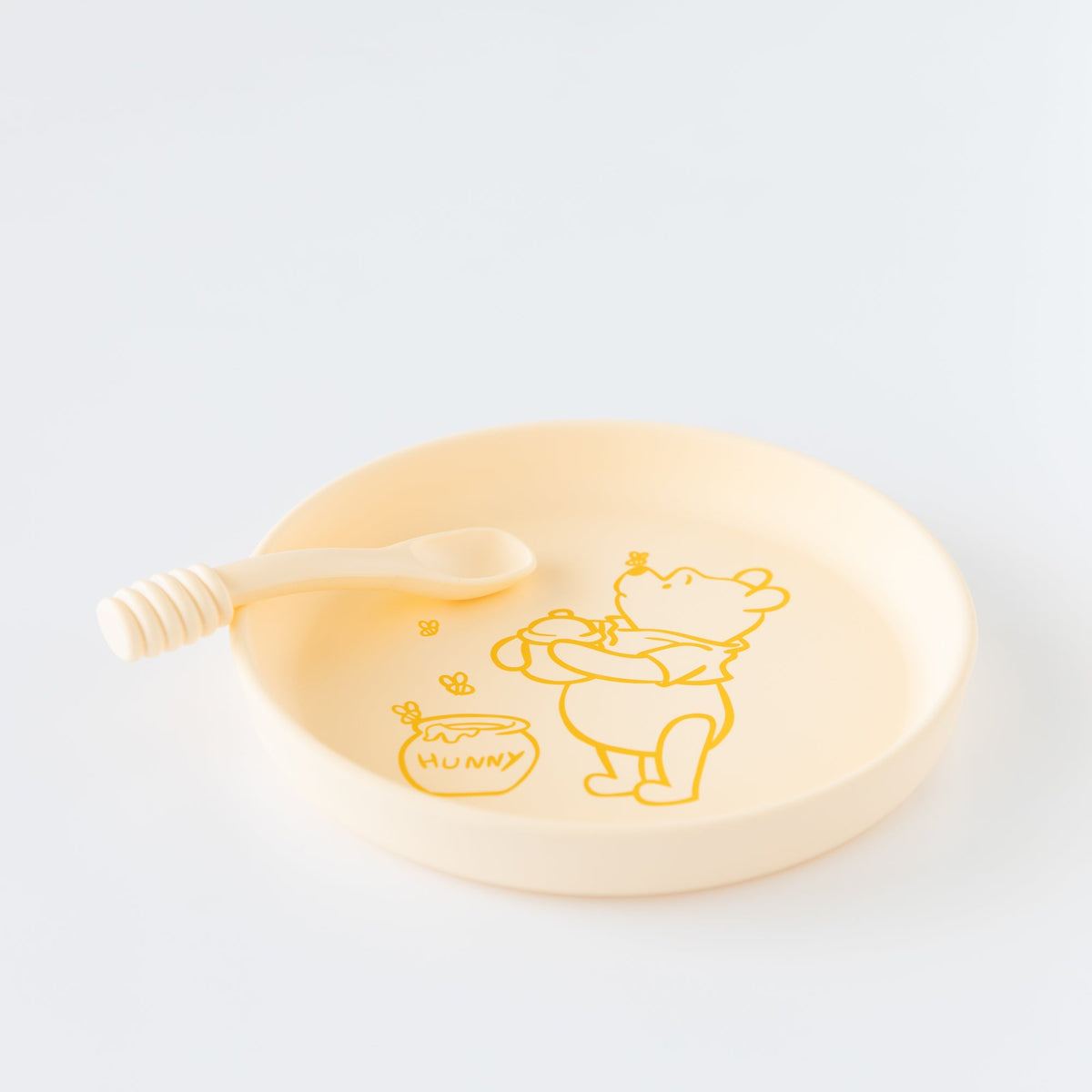 Silicone Plate + Spoon Set: Disney Winnie the Pooh | Bumkins