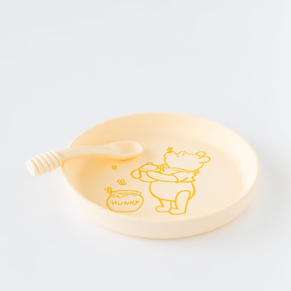 Silicone Plate + Spoon Set: Disney Winnie the Pooh | Bumkins