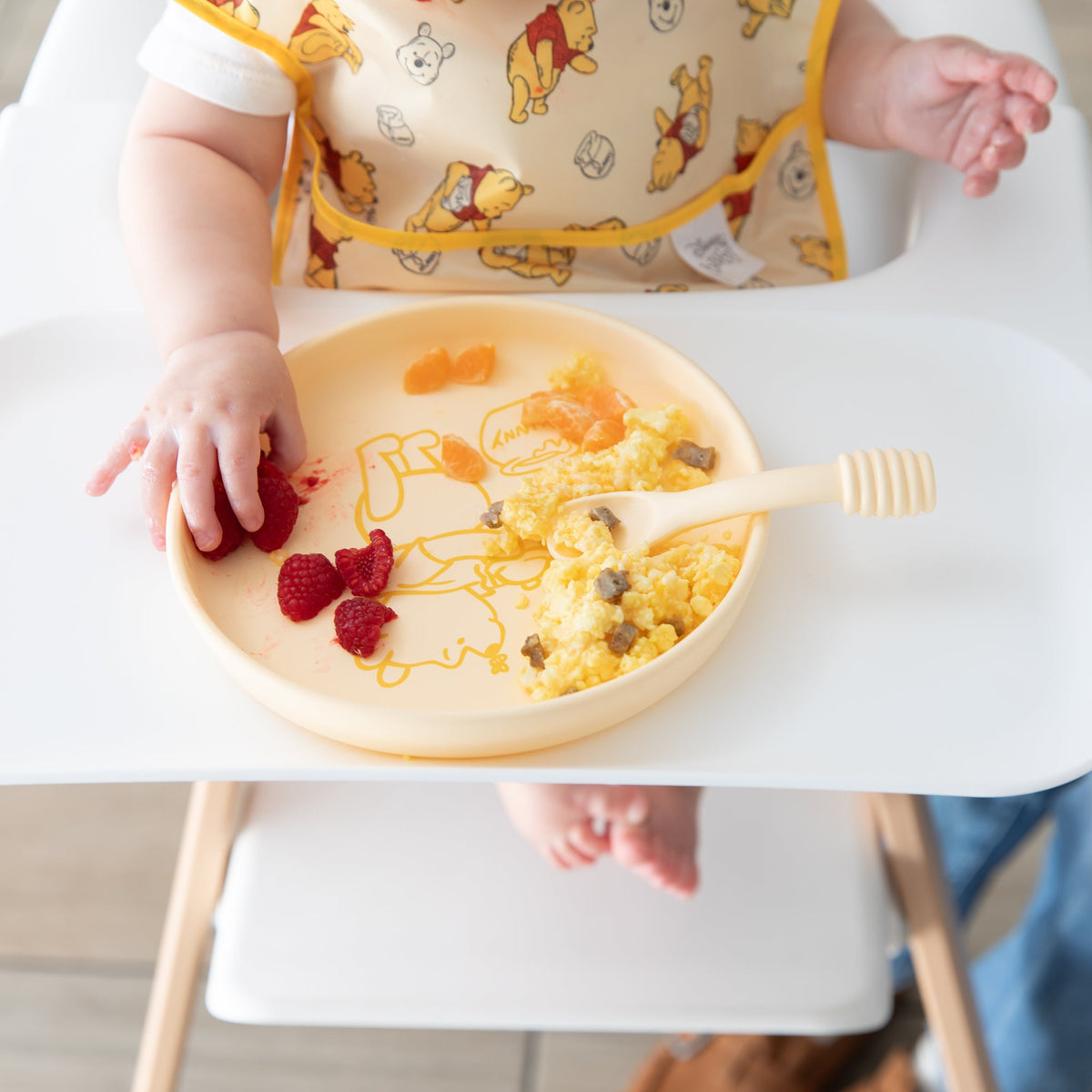 Silicone Plate + Spoon Set: Disney Winnie the Pooh | Bumkins