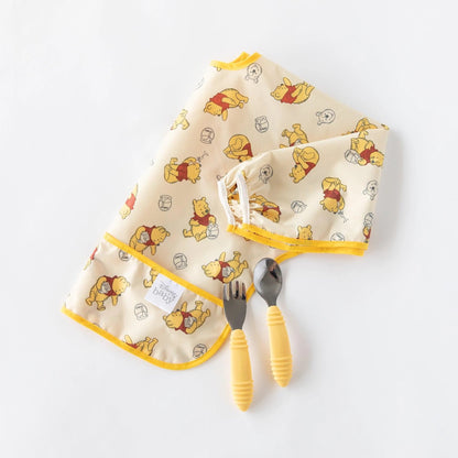 Winnie The Pooh Hunny Pot Sleeved Bib for Baby 6-24 mos | Bumkins