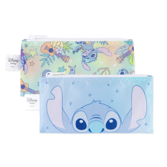 Reusable Snack Bag, Small 2 Pack: Stitch Star-ring Up Trouble | Bumkins