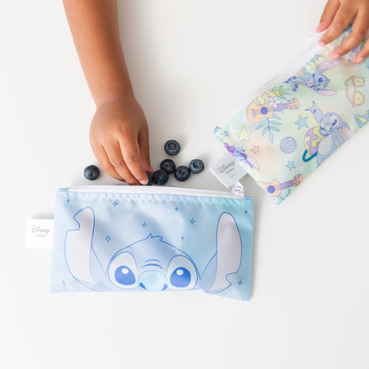Reusable Snack Bag, Small 2 Pack: Stitch Star-ring Up Trouble | Bumkins