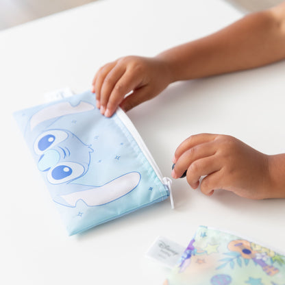 Reusable Snack Bag, Small 2 Pack: Stitch Star-ring Up Trouble | Bumkins