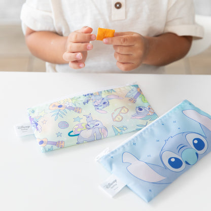 Reusable Snack Bag, Small 2 Pack: Stitch Star-ring Up Trouble | Bumkins
