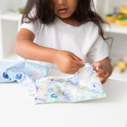 Reusable Snack Bag, Small 2 Pack: Stitch Star-ring Up Trouble | Bumkins