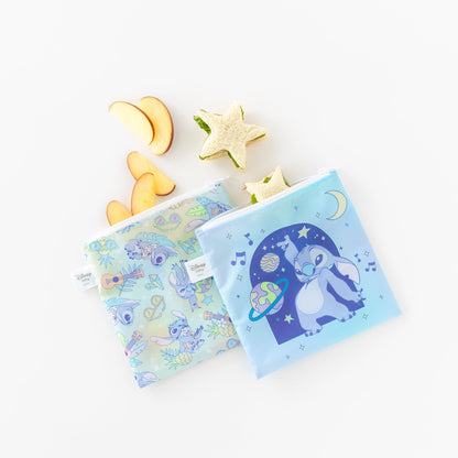 Reusable Snack Bag, Large 2 Pack: Stitch Star-ring Up Trouble | Bumkins