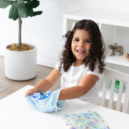 Reusable Snack Bag, Large 2 Pack: Stitch Star-ring Up Trouble | Bumkins
