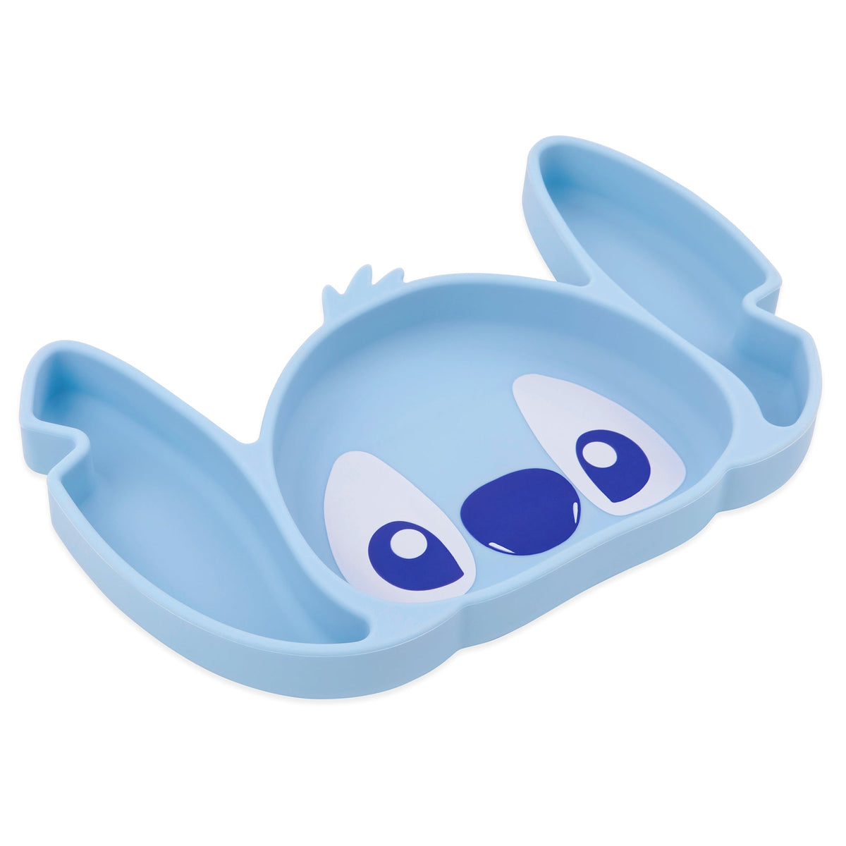 Disney Stitch Silicone Suction Grip Dish | Food-safe, Dishwasher Safe | Bumkins