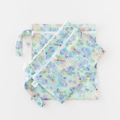 Wet Bag + Wet/Dry Clutch Set: Aloha Stitch | Bumkins