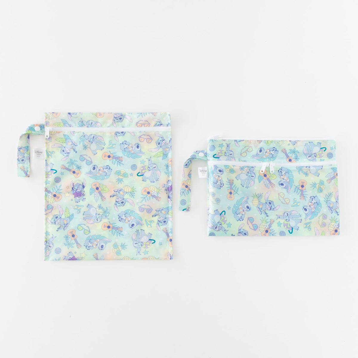 Wet Bag + Wet/Dry Clutch Set: Aloha Stitch | Bumkins