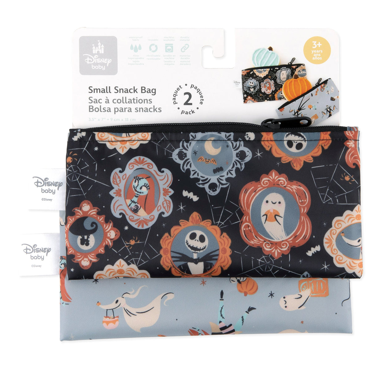 Reusable Snack Bag, Small 2 Pack: Everyday Is Halloween | Bumkins