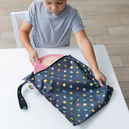 Cool Mario Waterproof Wet Bag For Home or On-the-go | Bumkins