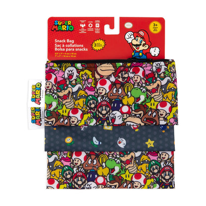 Reusable Super Mario Bags For Snacks, Toys & More! | Bumkins