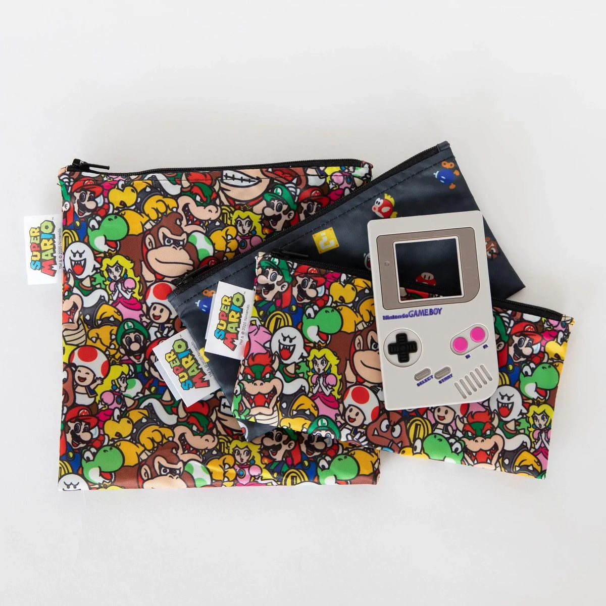 Reusable Super Mario Bags For Snacks, Toys & More! | Bumkins