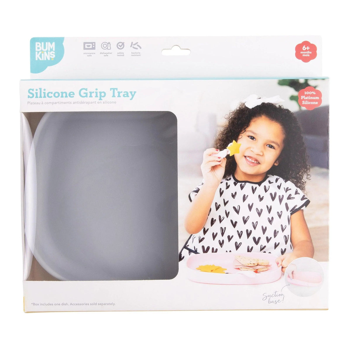 Large Silicone Suction Kids Plate/Tray For Bigger Meals | Bumkins