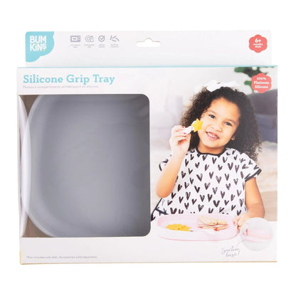 Large Silicone Suction Kids Plate/Tray For Bigger Meals | Bumkins