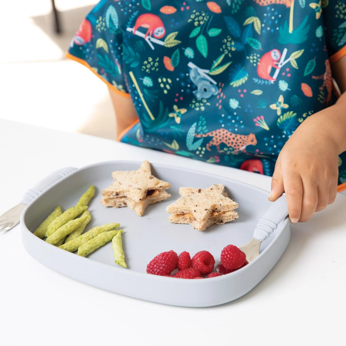 Large Silicone Suction Kids Plate/Tray For Bigger Meals | Bumkins
