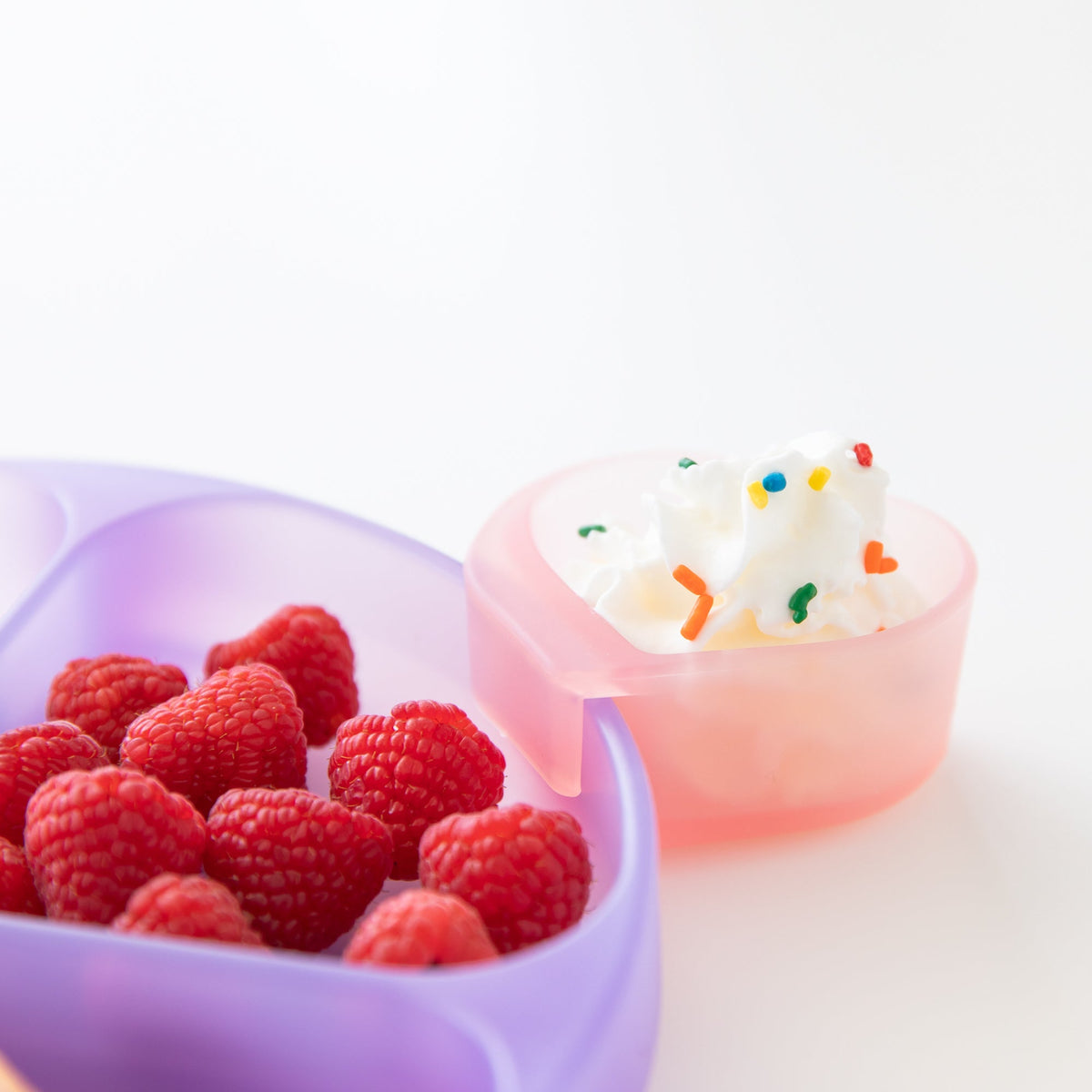 Purple Jelly Silicone Suction Grip Dish for Toddlers, Babies | Bumkins