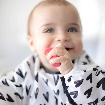 Chewtensils Silicone Baby Spoon and Fork Set – Red Baby | Bumkins