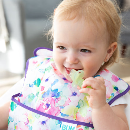 Transparent Green, Food-Safe Silicone Utensils for Babies | Bumkins