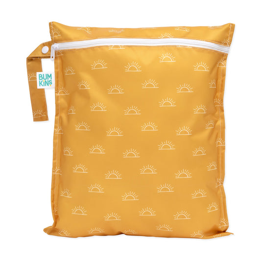 Reusable Sunshine Waterproof Wet Bag for Swim, Diapering | Bumkins