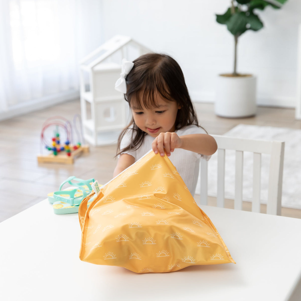 Reusable Sunshine Waterproof Wet Bag for Swim, Diapering | Bumkins