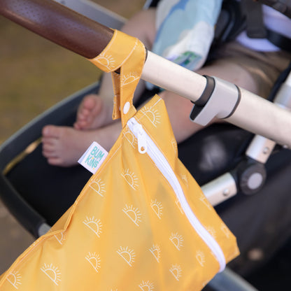 Reusable Sunshine Waterproof Wet Bag for Swim, Diapering | Bumkins