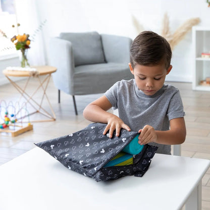 Mickey Mouse Reusable Wet Bag, Travel Bag, Waterproof Fabric Baby | Bumkins