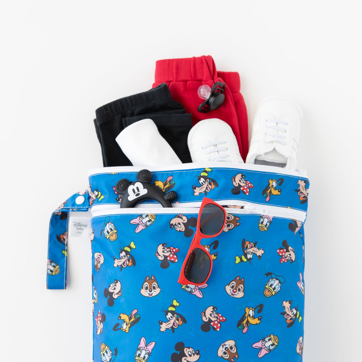 Wet Bag + Wet/Dry Bag for Diapering, Disney Mickey & Friends | Bumkins