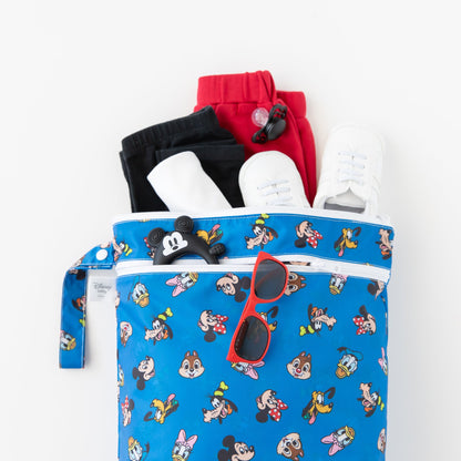 Wet Bag + Wet/Dry Bag for Diapering, Disney Mickey & Friends | Bumkins