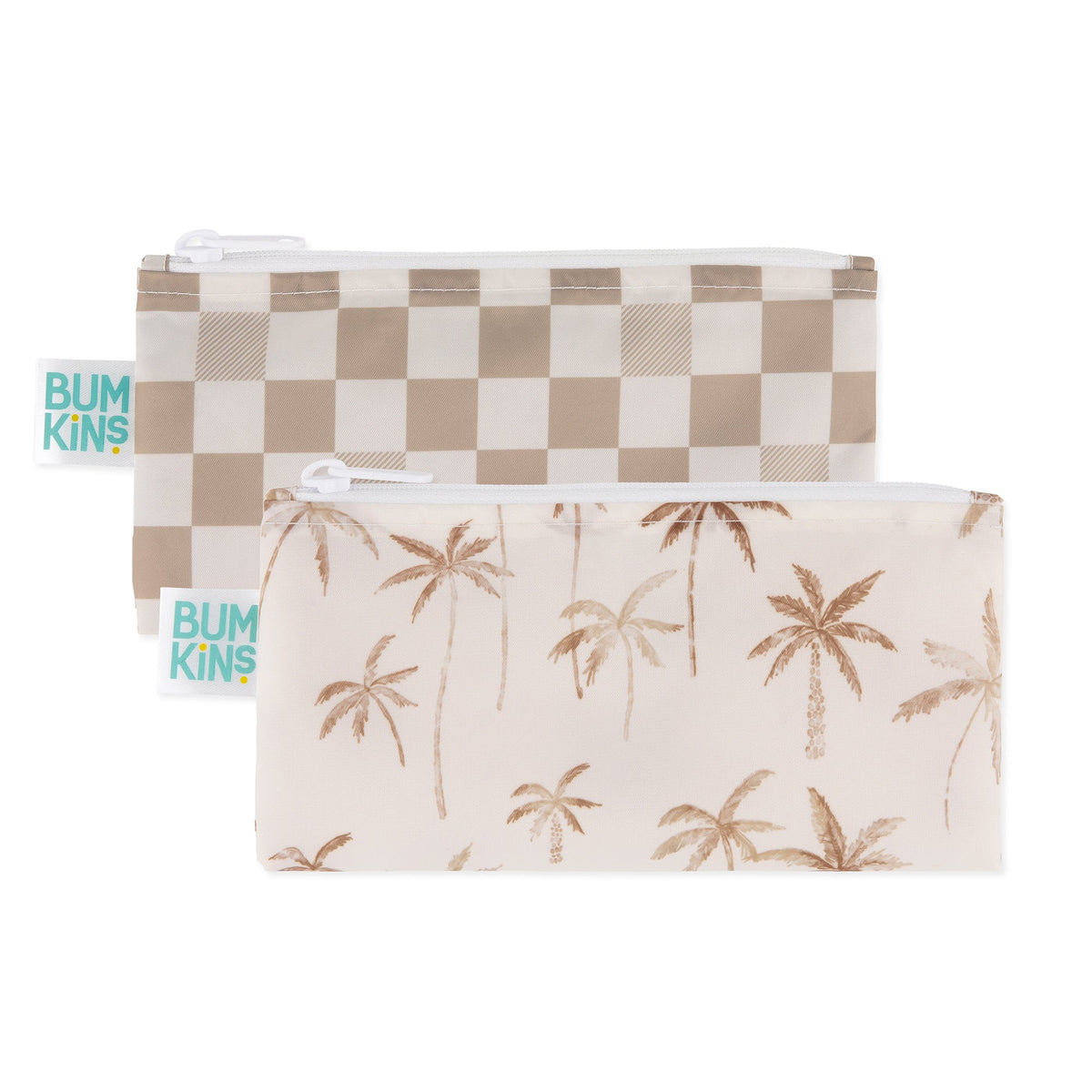 Reusable Snack Bag, Small 2 Pack: Palm Check | Bumkins