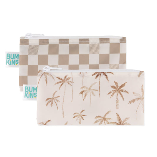 Reusable Snack Bag, Small 2 Pack: Palm Check | Bumkins