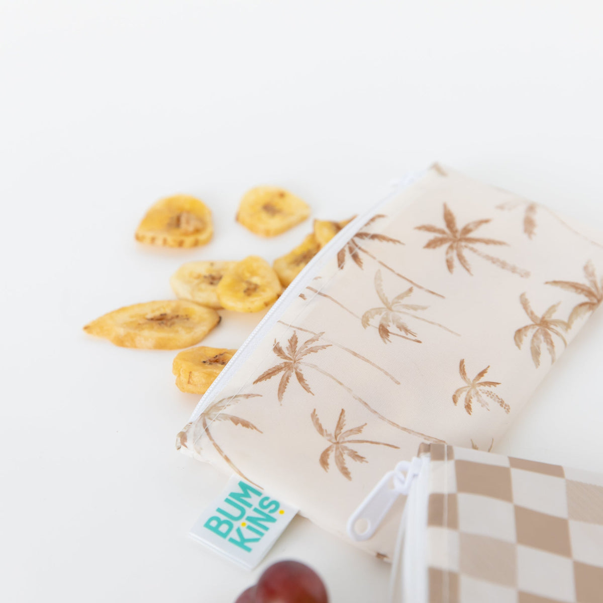Reusable Snack Bag, Small 2 Pack: Palm Check | Bumkins